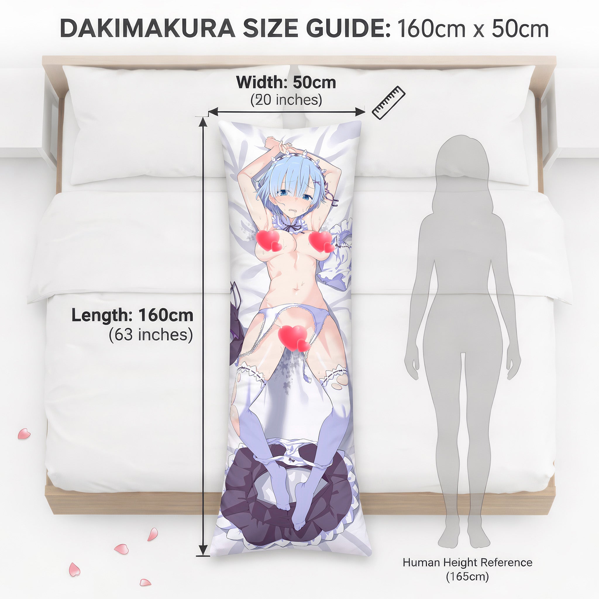 Rem (Ver.2) -  Anime Pillowcase Fan-Art Edition