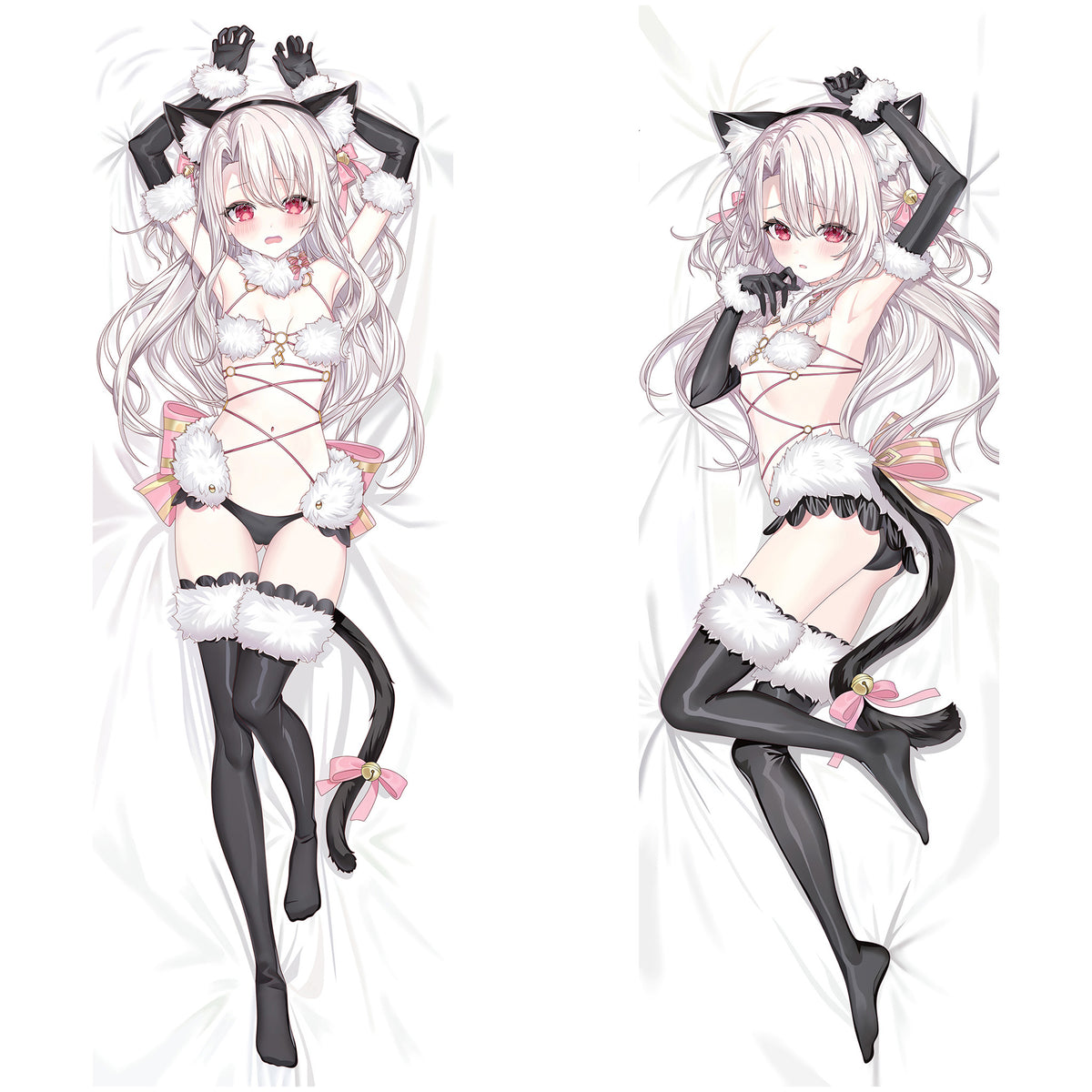 Illyasviel von Einzbern (White and Black Cat Ver.) - Anime Pillowcase Fan-Art Edition
