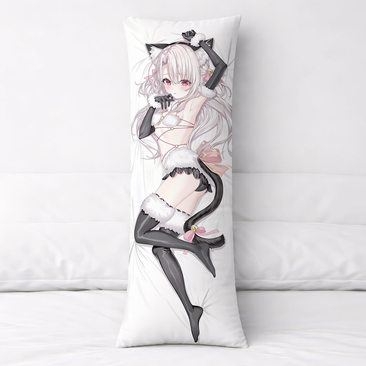 Illyasviel von Einzbern (White and Black Cat Ver.) - Anime Pillowcase Fan-Art Edition