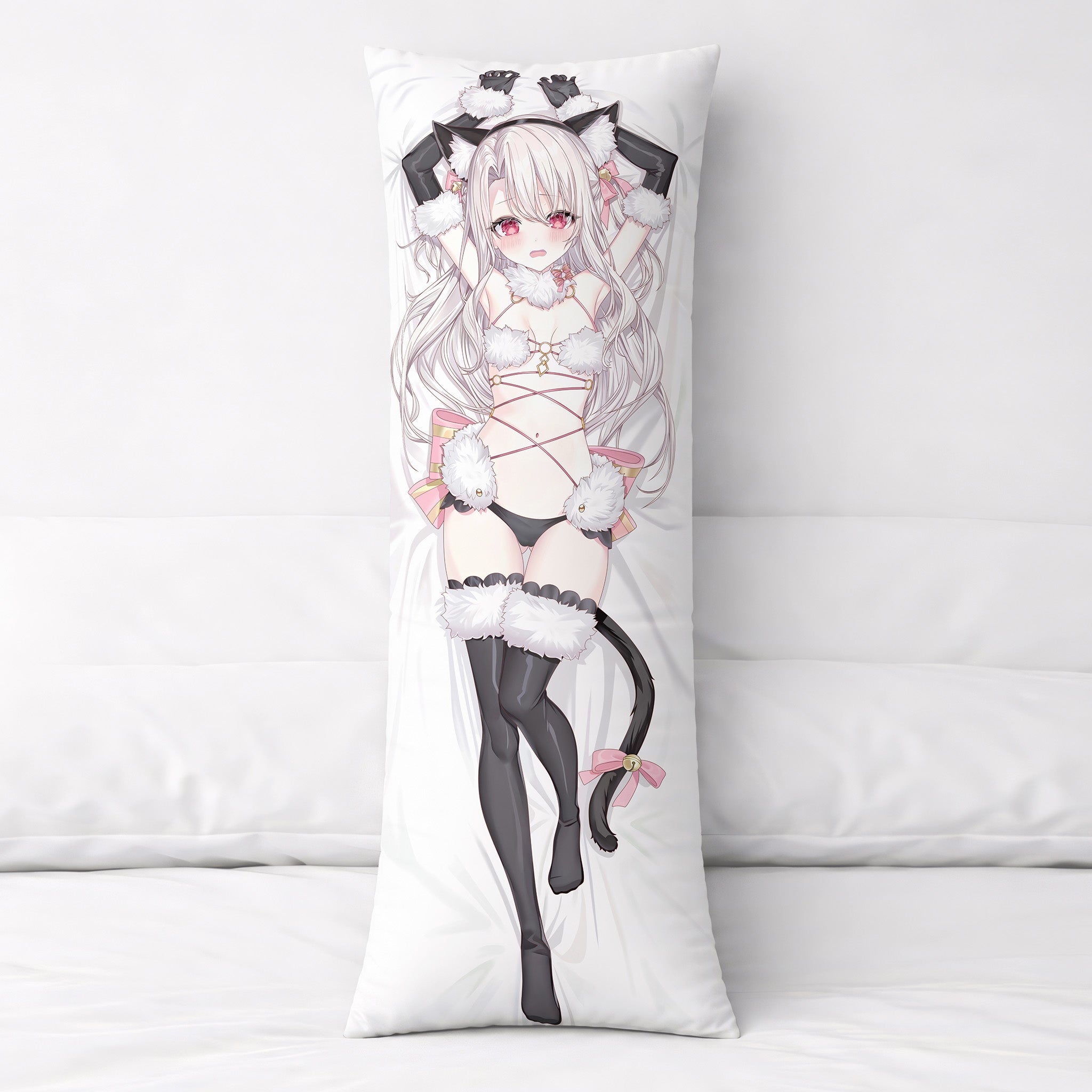 Illyasviel von Einzbern (White and Black Cat Ver.) - Anime Pillowcase Fan-Art Edition