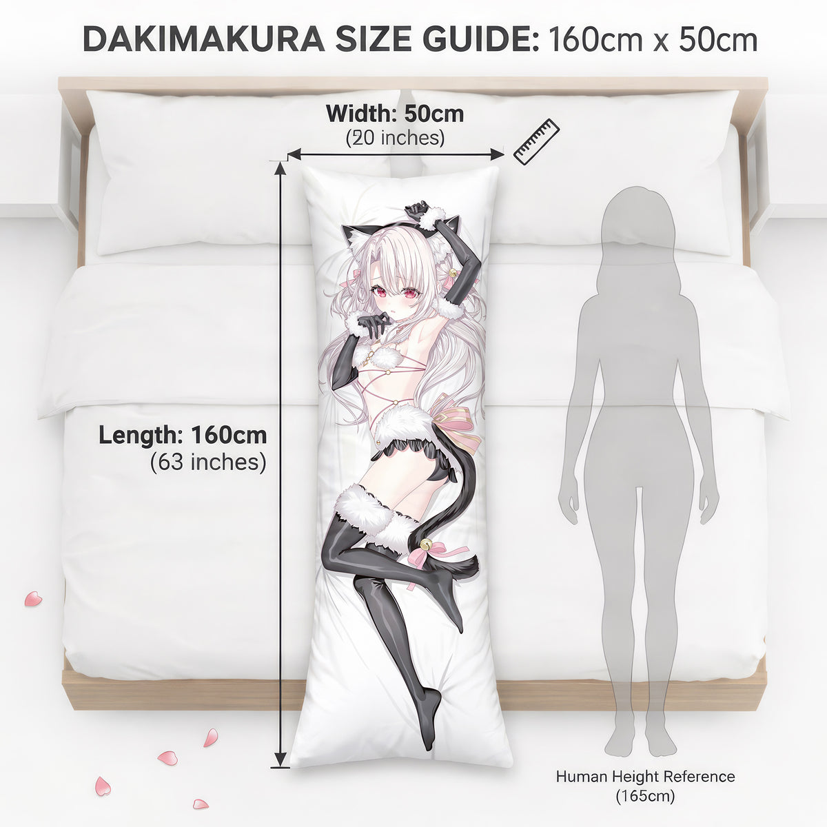 Illyasviel von Einzbern (White and Black Cat Ver.) - Anime Pillowcase Fan-Art Edition