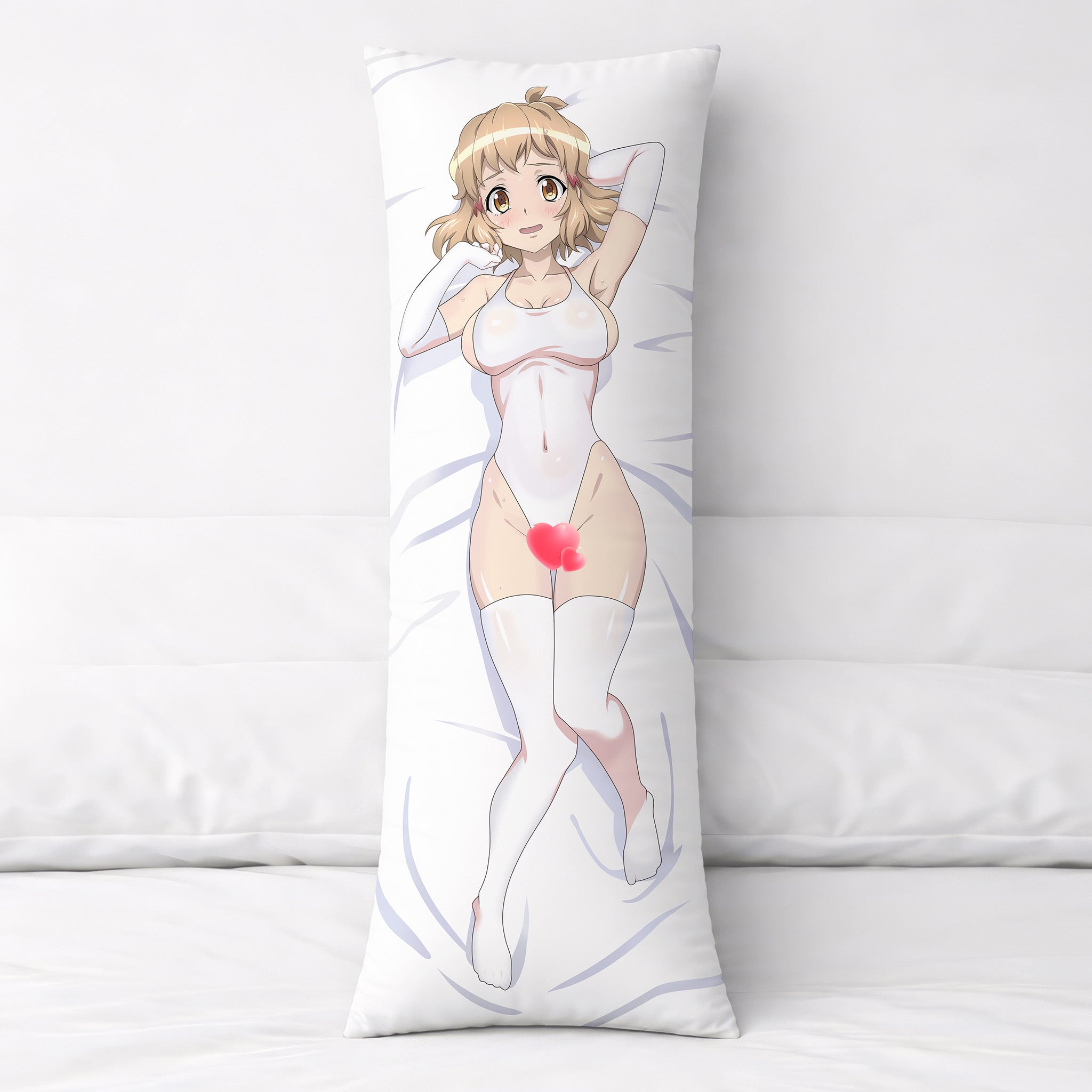 Tachibana Hibiki (White Swimsuit Ver.) - Anime Pillowcase Fan-Art Edition