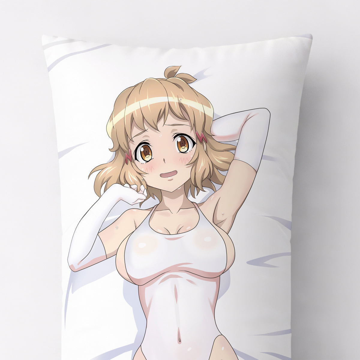 Tachibana Hibiki (White Swimsuit Ver.) - Anime Pillowcase Fan-Art Edition