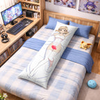 Tachibana Hibiki (White Swimsuit Ver.) - Anime Pillowcase Fan-Art Edition