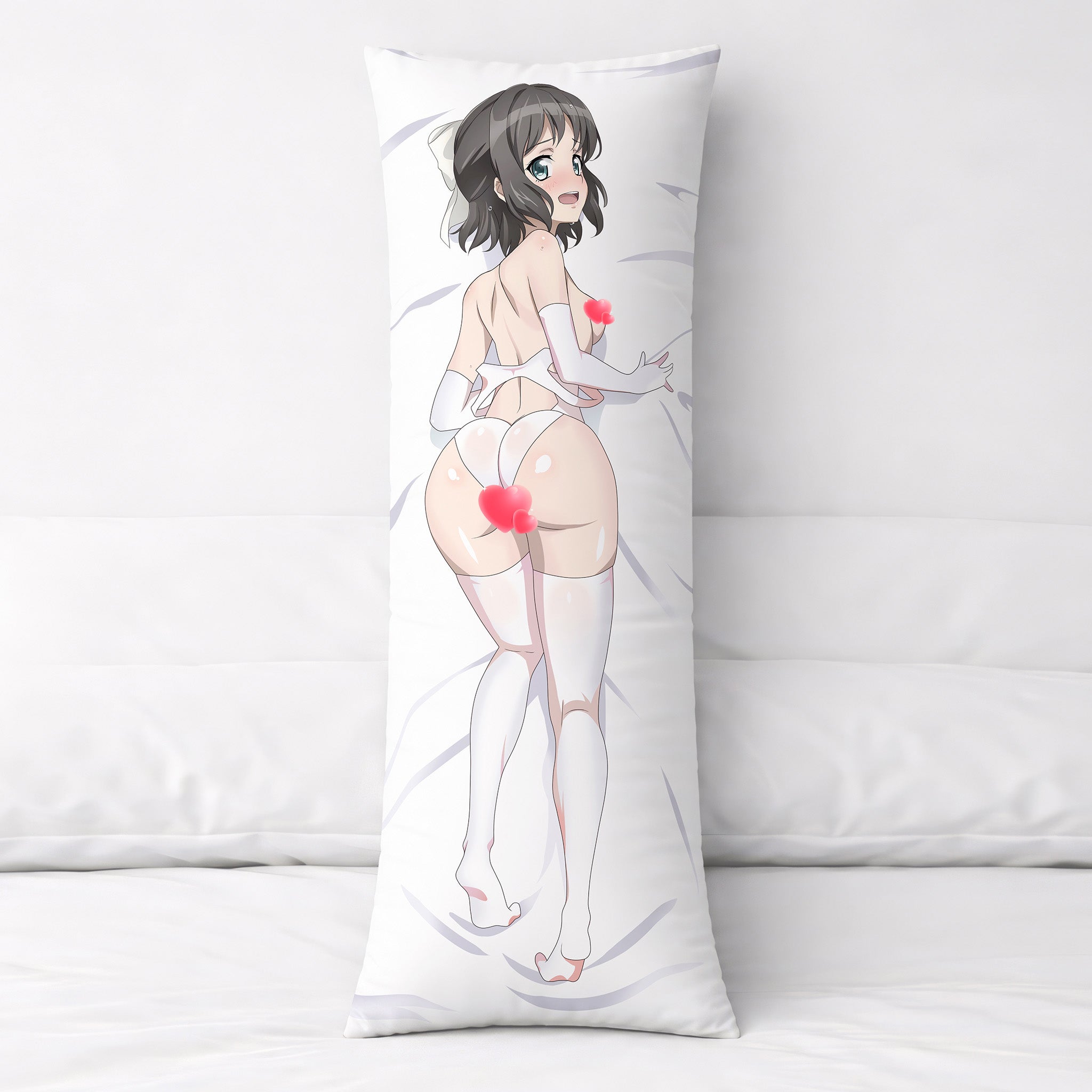 Kohinata Miku (White Swimsuit Ver.) - Anime Pillowcase Fan-Art Edition