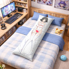 Kohinata Miku (White Swimsuit Ver.) - Anime Pillowcase Fan-Art Edition