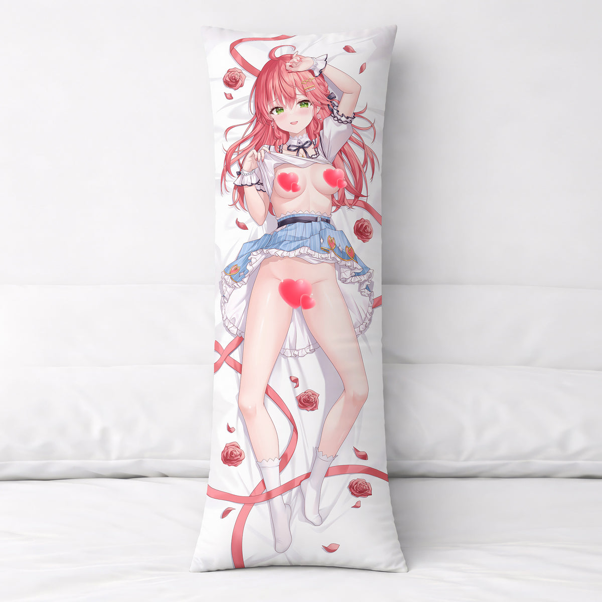 Sakura Miko (Gorgeous Pink Dress Ver.) - Anime Pillowcase Fan-Art Edition