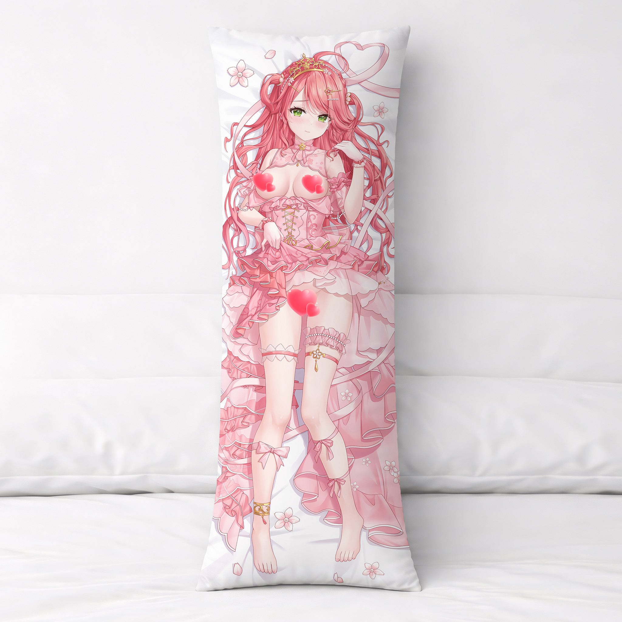 Sakura Miko (Gorgeous Pink Dress Ver.) - Anime Pillowcase Fan-Art Edition