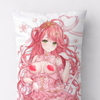 Sakura Miko (Gorgeous Pink Dress Ver.) - Anime Pillowcase Fan-Art Edition