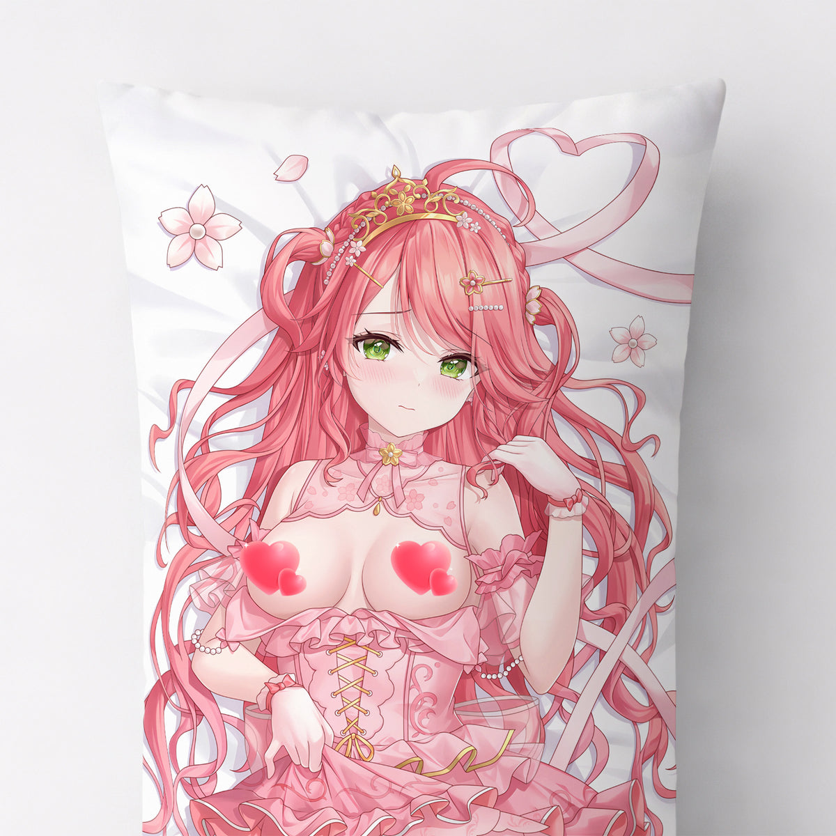 Sakura Miko (Gorgeous Pink Dress Ver.) - Anime Pillowcase Fan-Art Edition