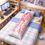 Sakura Miko (Gorgeous Pink Dress Ver.) - Anime Pillowcase Fan-Art Edition