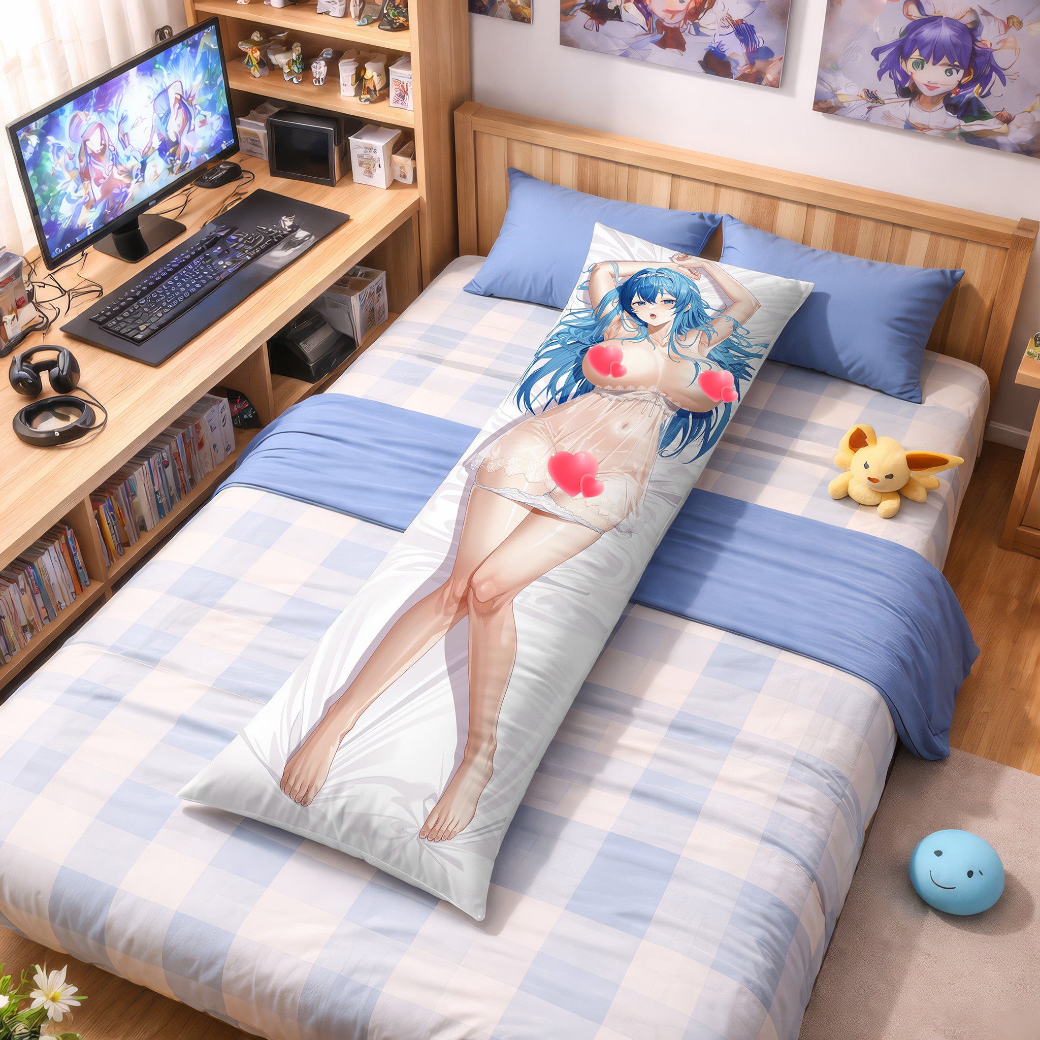 Helm (Sheer Nightgown Ver.) - Anime Pillowcase Fan-Art Edition