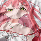 Sakura Miko (Red Sweater Ver.) - Anime Pillowcase Fan-Art Edition