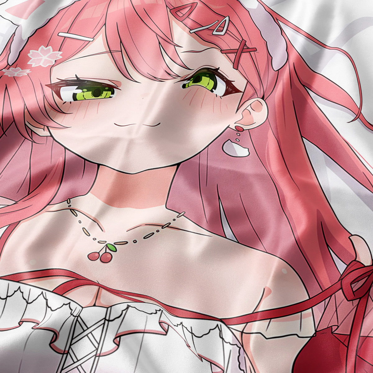Sakura Miko (Red Sweater Ver.) - Anime Pillowcase Fan-Art Edition