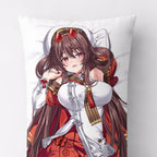 Hu Tao (Cherries Snow-Laden Ver.) - Anime Pillowcase Fan-Art Edition