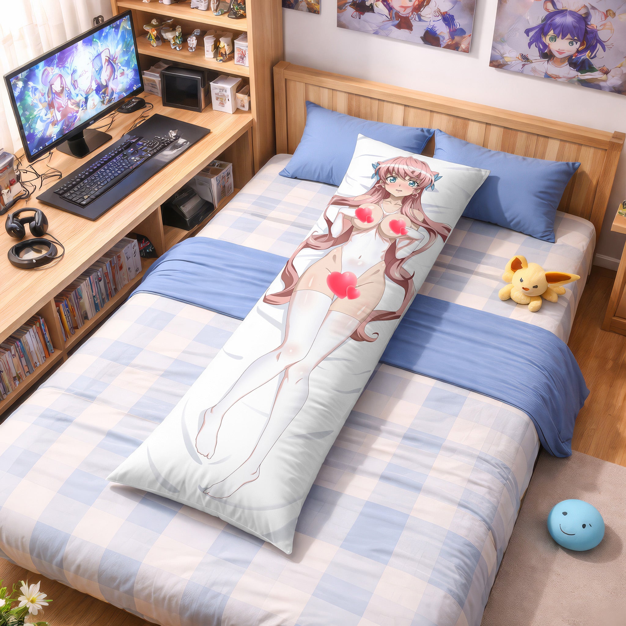 Maria Cadenzavna Eve (White Swimsuit Ver.) - Anime Pillowcase Fan-Art Edition