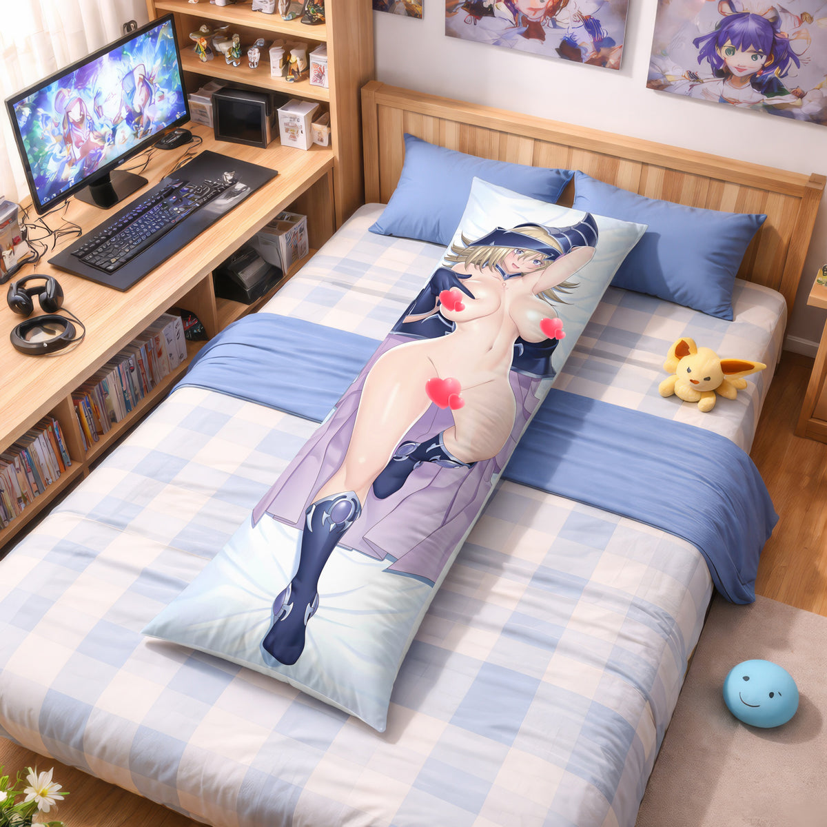 Dunkles Magiermädchen (Version 4) – AnimePillow-Fan-Art-Edition