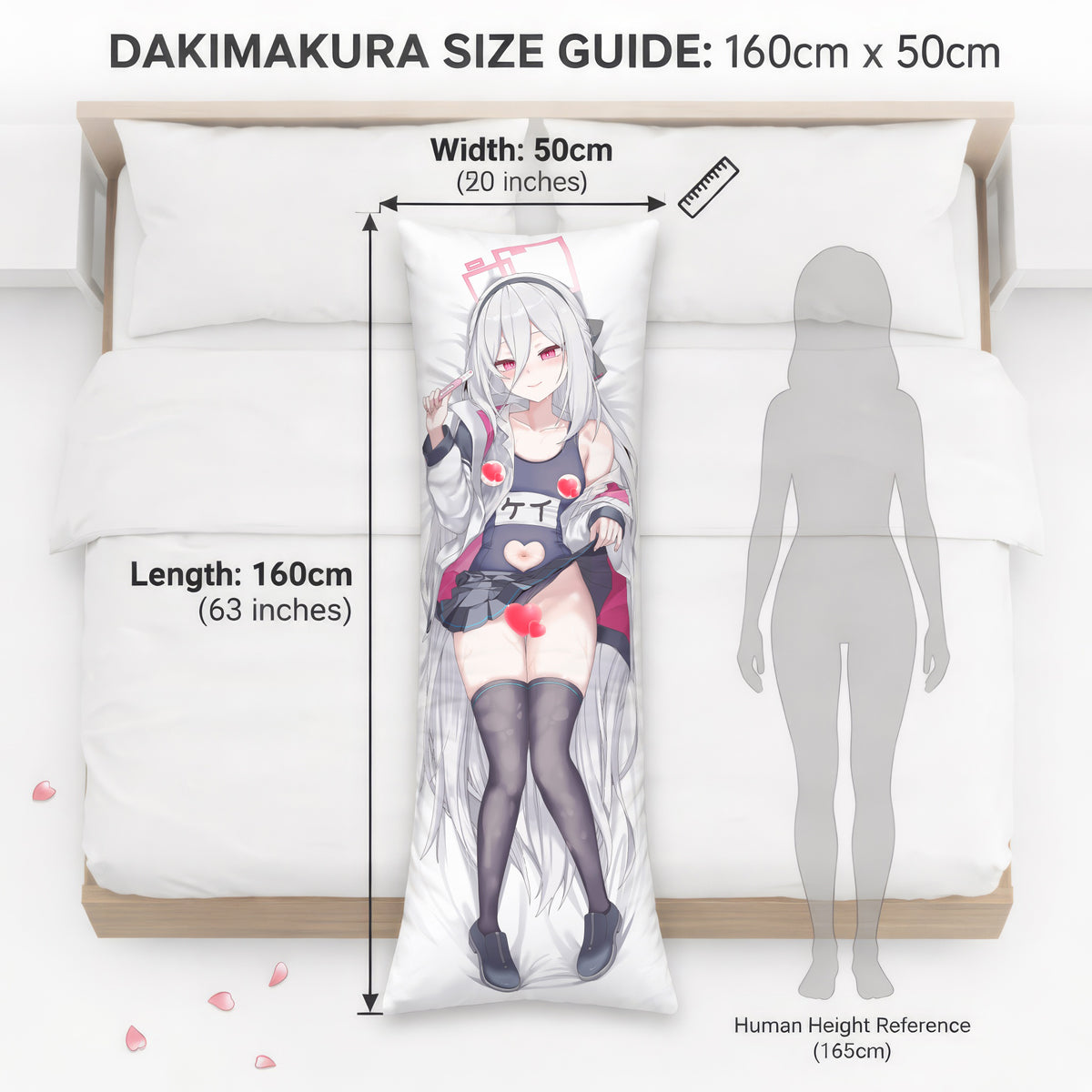 Tendou Kei (School Swimsuit Ver.) - Anime Pillowcase Fan-Art Edition