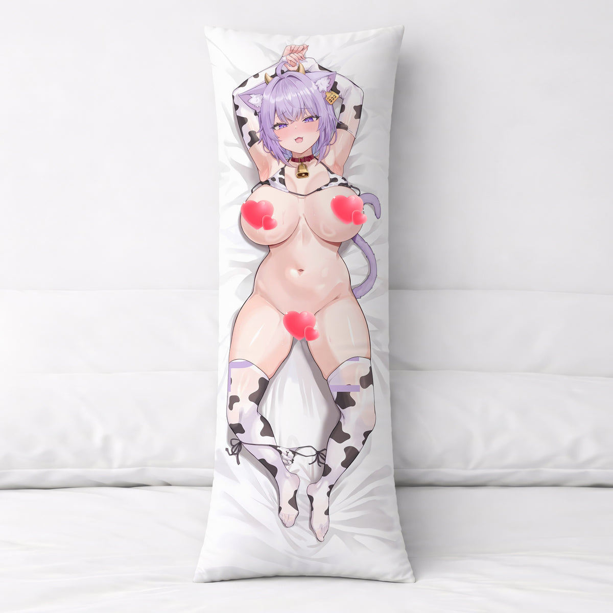 Nekomata Okayu (Cow Cos Ver.) - Anime Pillowcase Fan-Art Edition