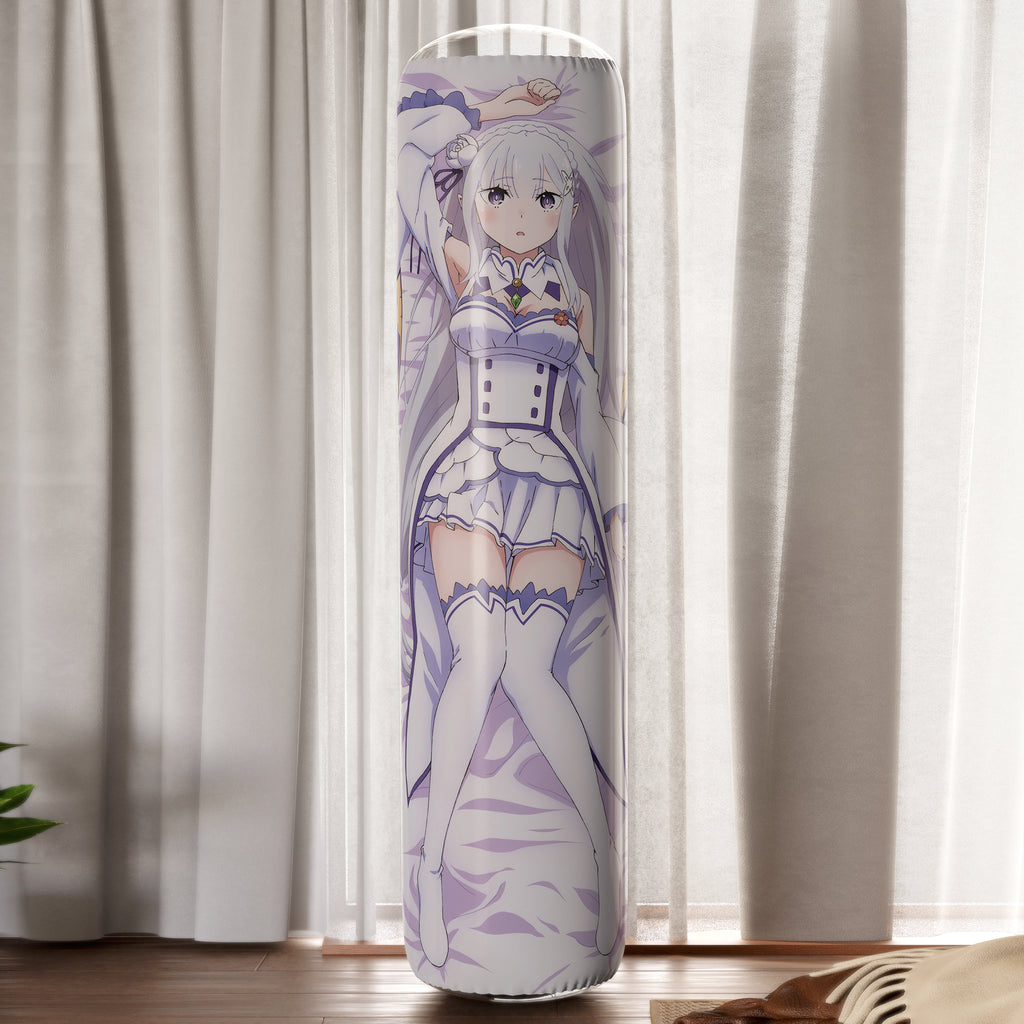 Emilia (Dailywear & Pajama Ver.) -  Anime Inflatable Cylinder Pillow Fan-Art Edition