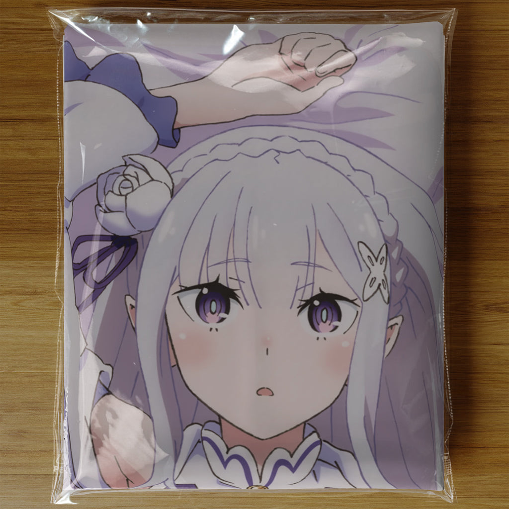 Emilia (Dailywear & Pajama Ver.) -  Anime Inflatable Cylinder Pillow Fan-Art Edition