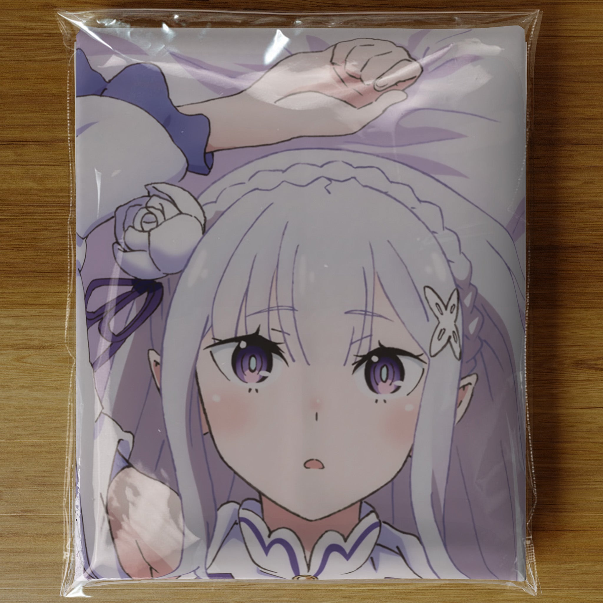 Emilia (Dailywear & Pajama Ver.) -  Anime Inflatable Cylinder Pillow Fan-Art Edition