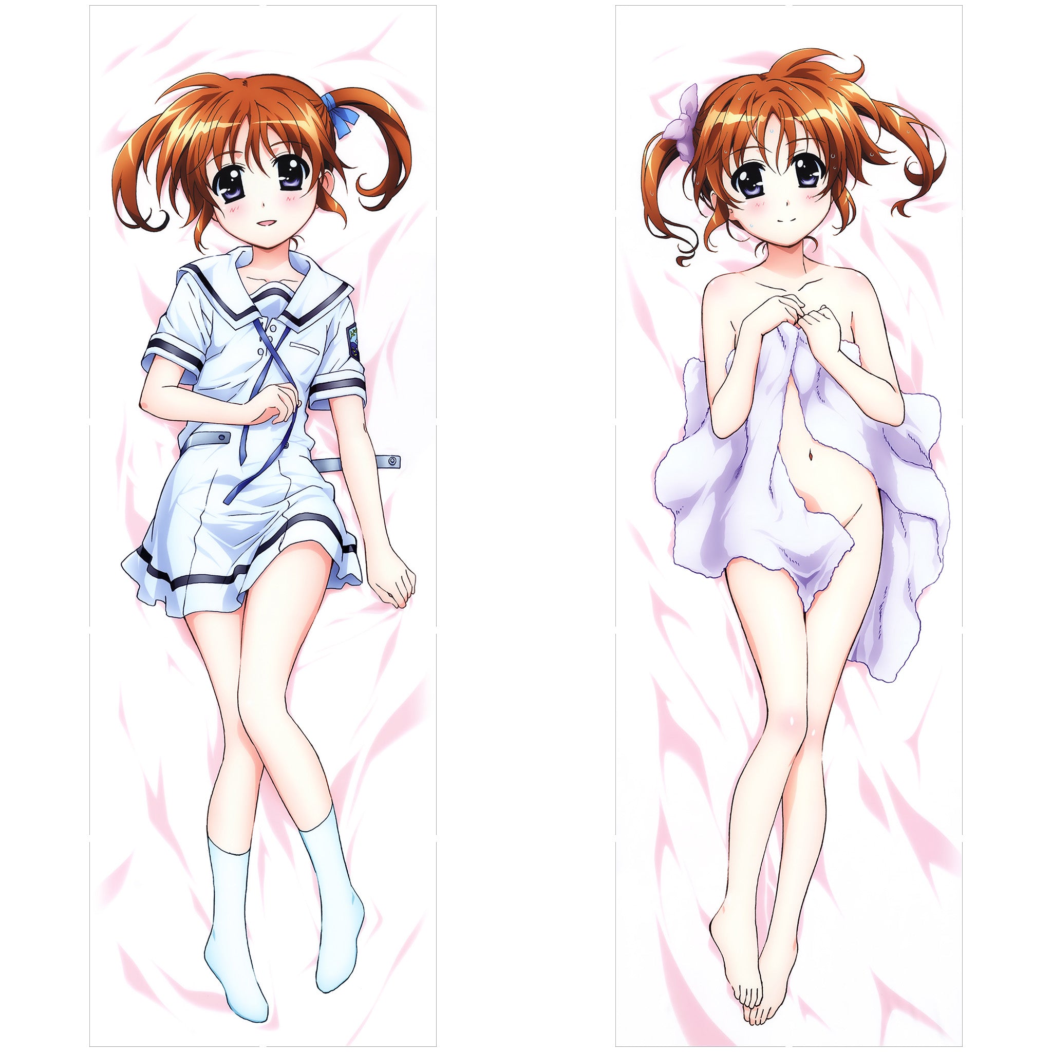 Takamachi Nanoha - Anime Inflatable Cylinder Pillow Fan-Art Edition