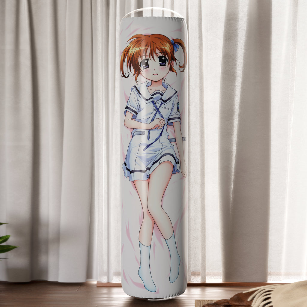 Takamachi Nanoha - Anime Inflatable Cylinder Pillow Fan-Art Edition