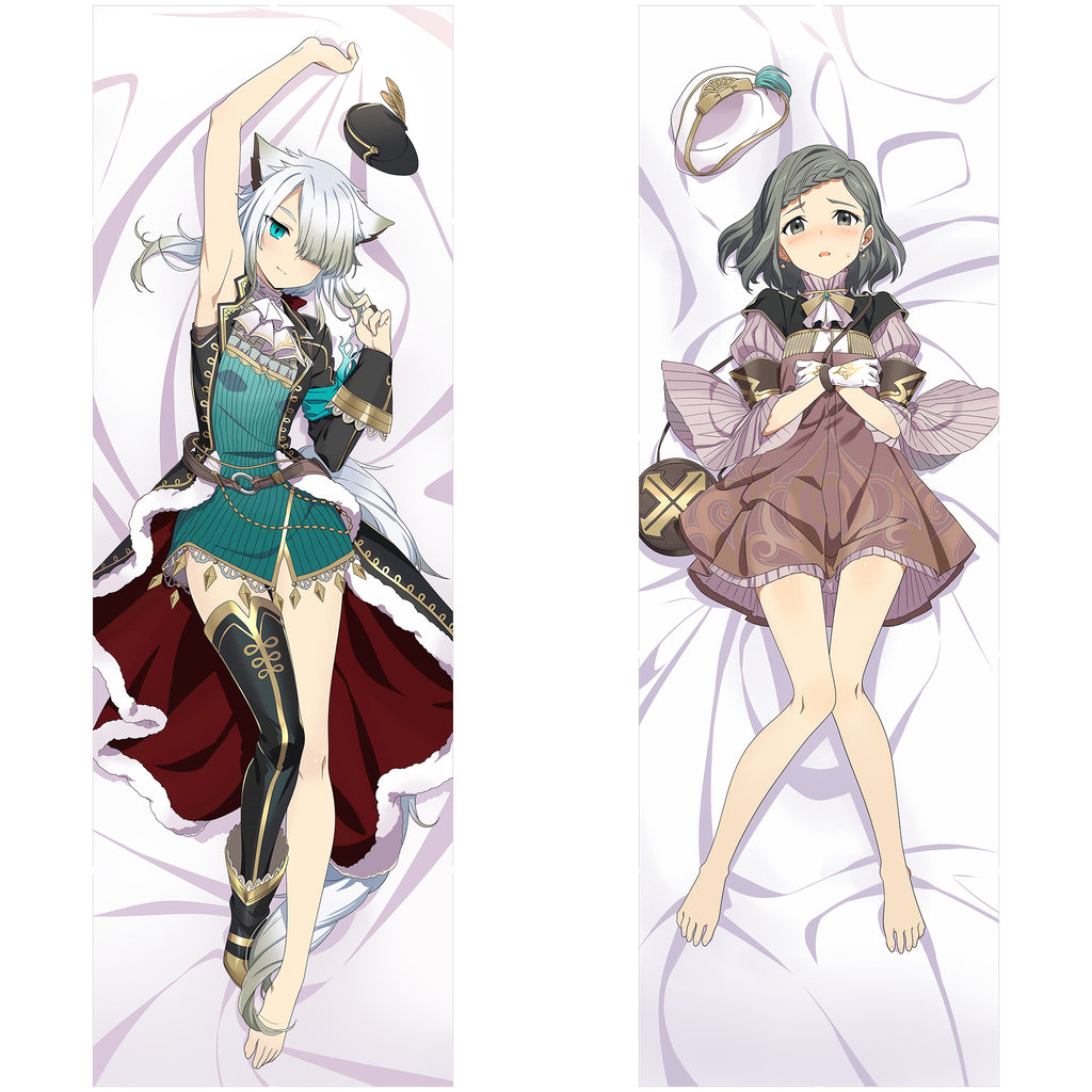 Krysha Pendleton (White Cat) - Anime Inflatable Cylinder Pillow Fan-Art Edition