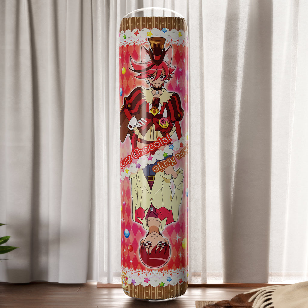 Cure Miracle & Cure Magical & Cure Chocolat - Anime Inflatable Cylinder Pillow Fan-Art Edition