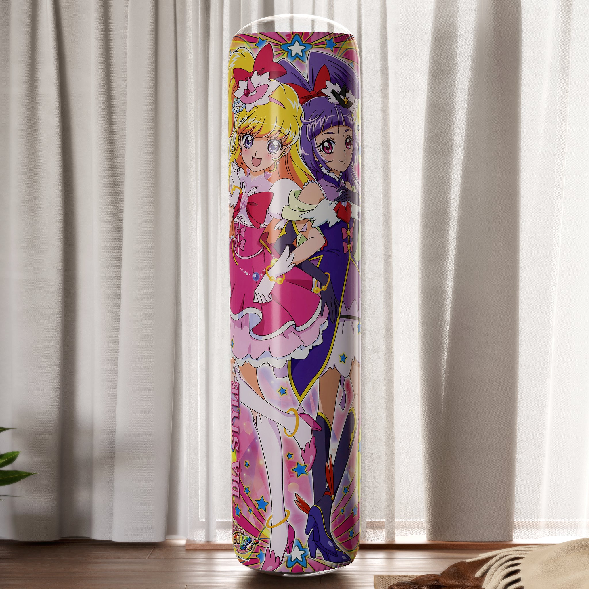 Cure Miracle & Cure Magical - Anime Inflatable Cylinder Pillow Fan-Art Edition
