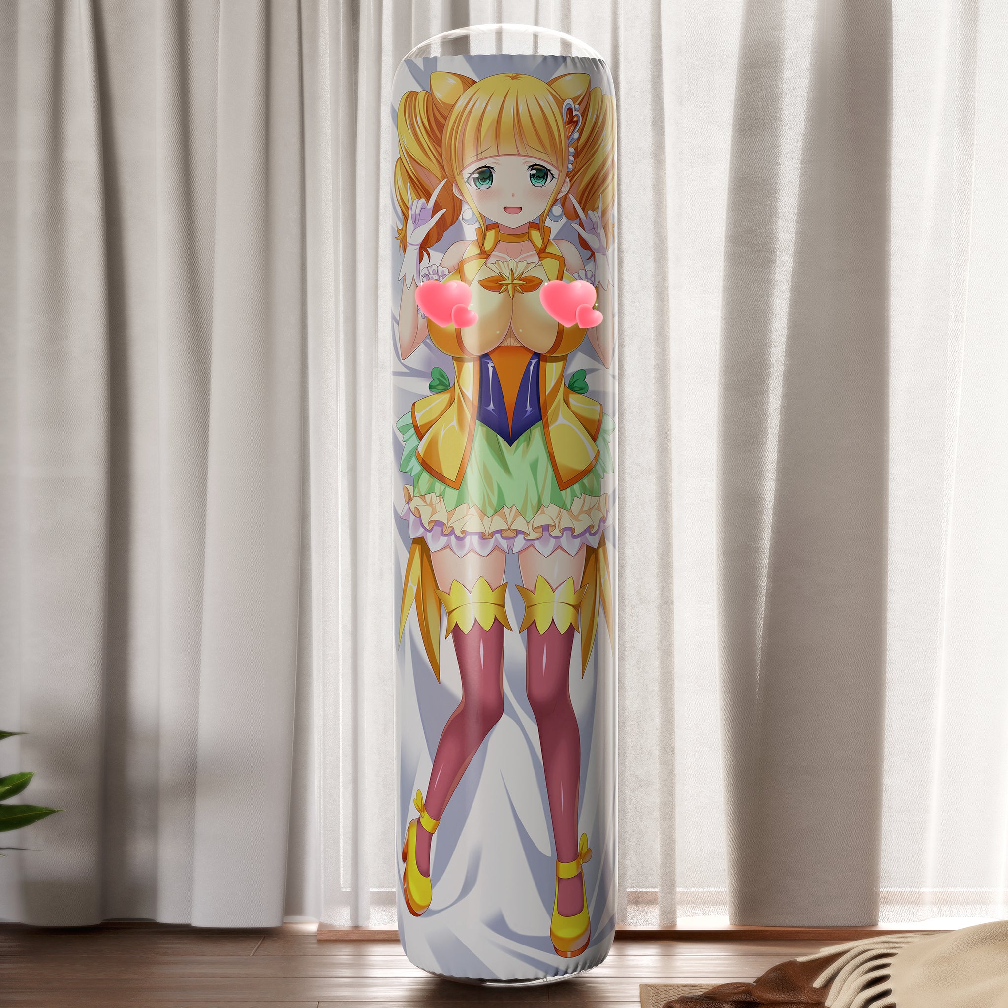Hinata Hiramitsu (Cure Sparkle) - Anime Inflatable Cylinder Pillow Fan-Art Edition