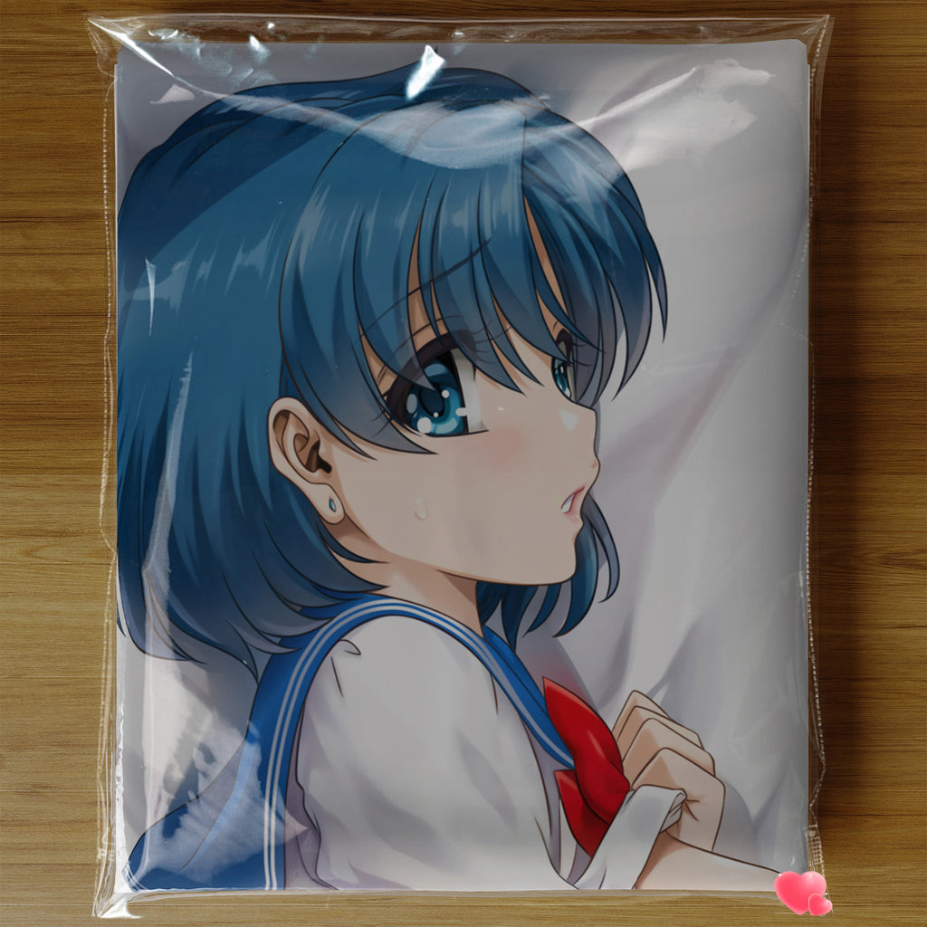 Mizuno Ami (Sailor Mercury) - Anime Inflatable Cylinder Pillow Fan-Art Edition