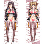 Twin Black-stockings Maids - Anime Inflatable Cylinder Pillow Fan-Art Edition