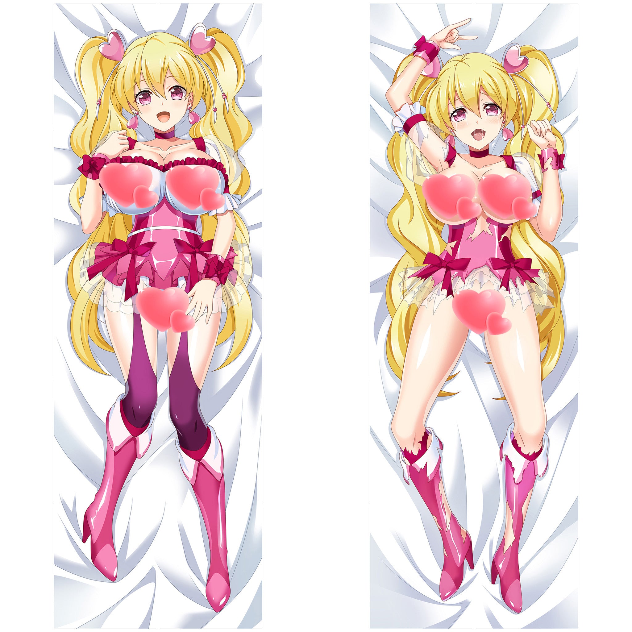Cure Peach (Momozono Love) - Anime Inflatable Cylinder Pillow Fan-Art Edition
