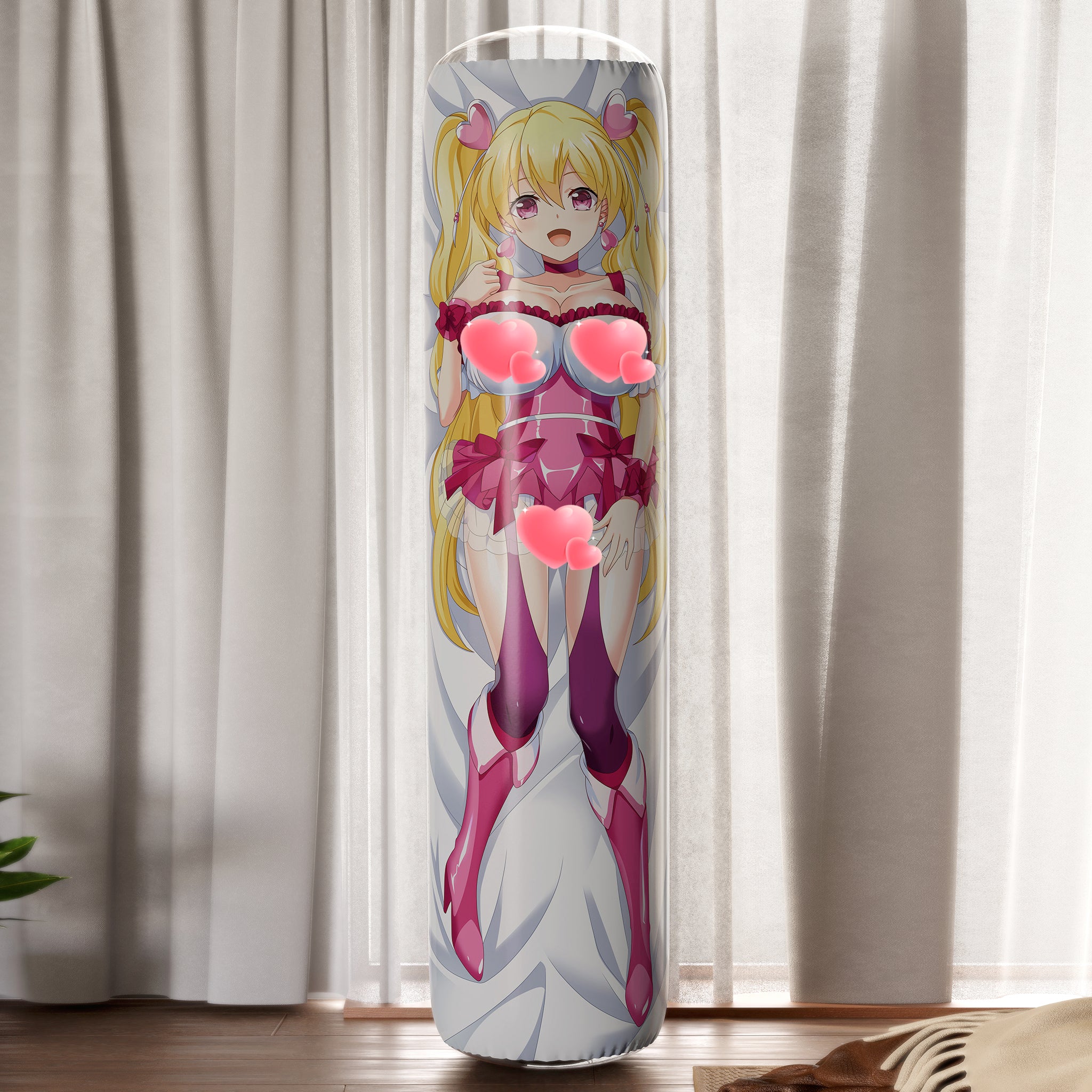 Cure Peach (Momozono Love) - Anime Inflatable Cylinder Pillow Fan-Art Edition