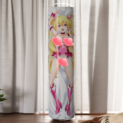 Cure Peach (Momozono Love) - Anime Inflatable Cylinder Pillow Fan-Art Edition