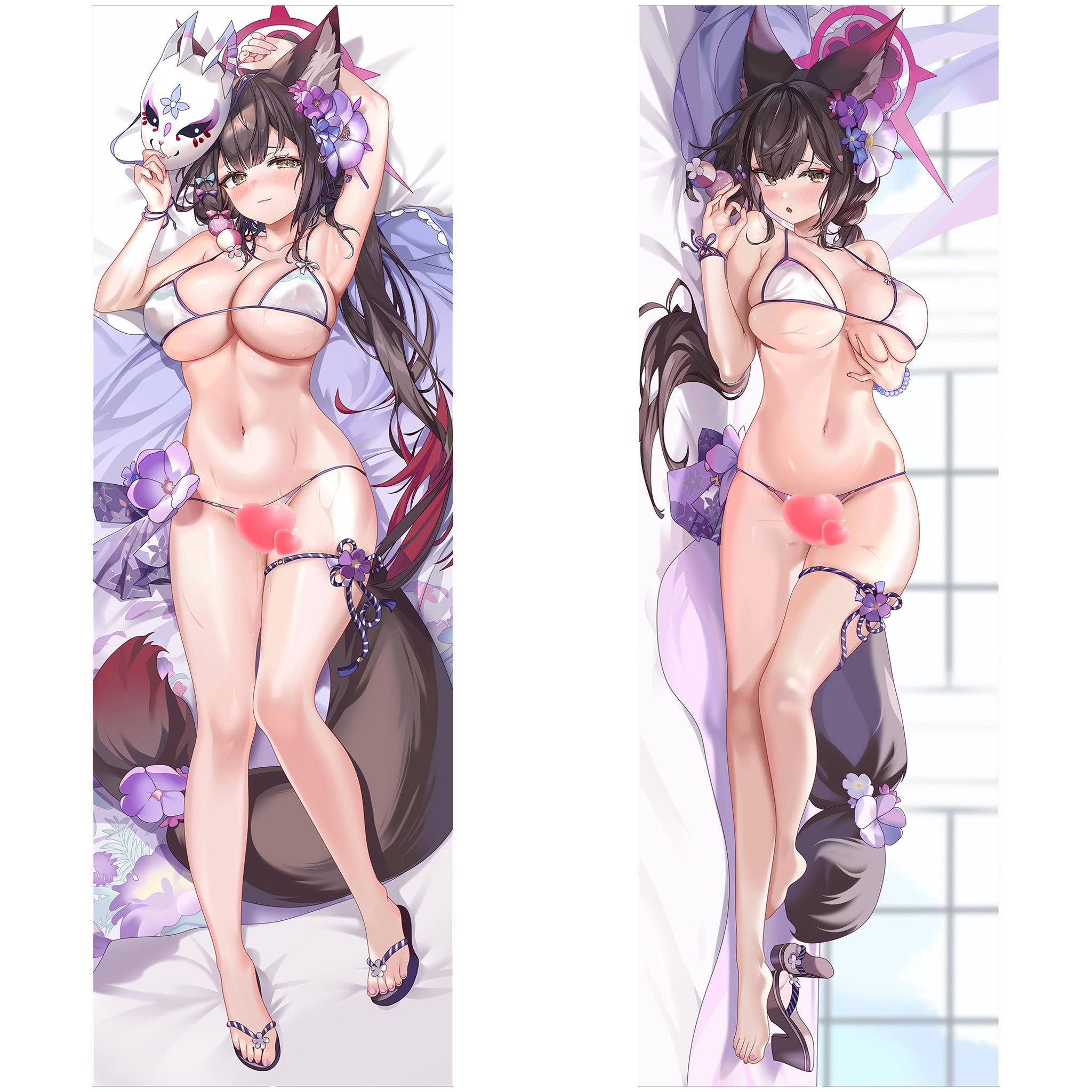 Kosaka Wakamo (Bikini Ver.) - Anime Inflatable Cylinder Pillow Fan-Art Edition