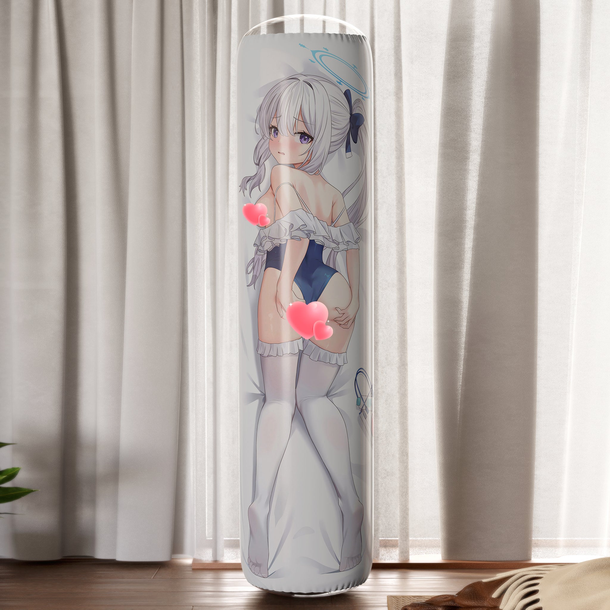 Tsukiyuki Miyako (Swimsuit Ver.) - Anime Inflatable Cylinder Pillow Fan-Art Edition