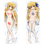 Fate Testarossa (White Bikini Ver.) - Anime Inflatable Cylinder Pillow Fan-Art Edition