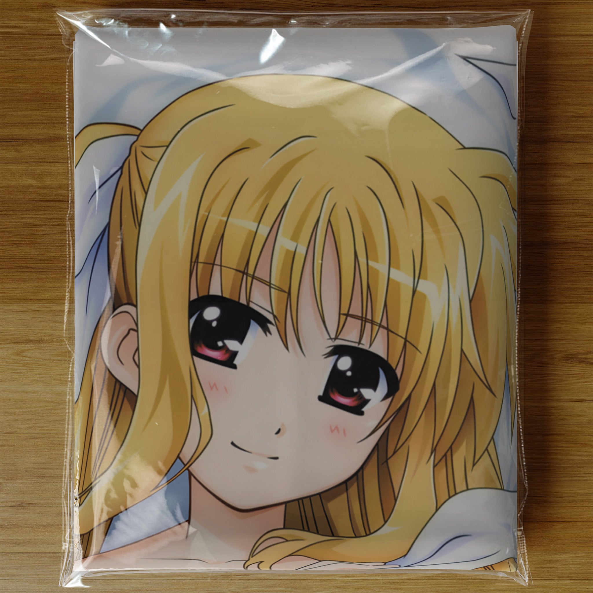 Fate Testarossa (White Bikini Ver.) - Anime Inflatable Cylinder Pillow Fan-Art Edition