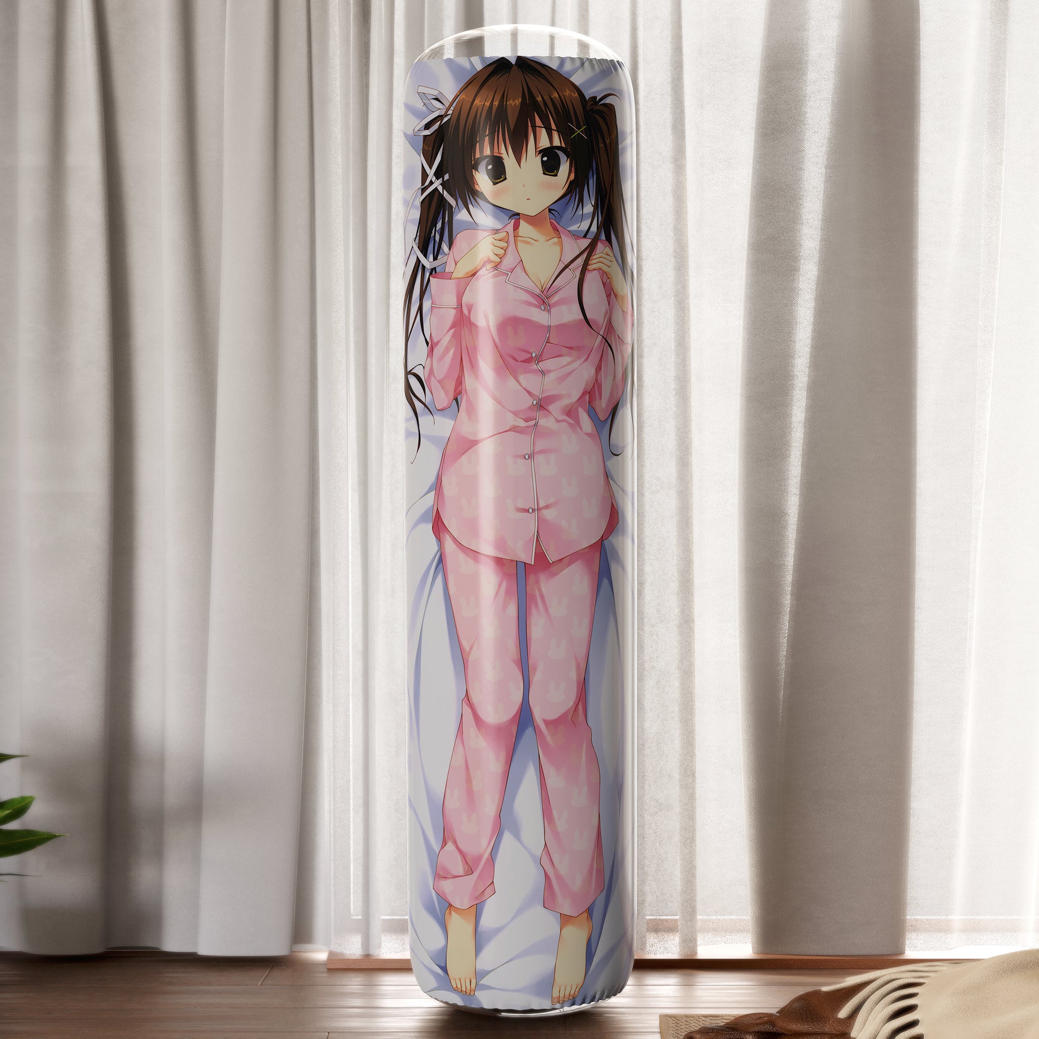 Nase Yukana (Pajama Ver.) - Anime Inflatable Cylinder Pillow Fan-Art Edition