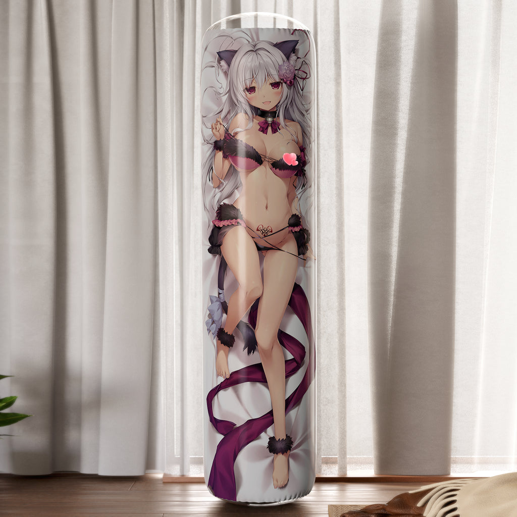 Mia (Cat Girl) - Anime Inflatable Cylinder Pillow Fan-Art Edition