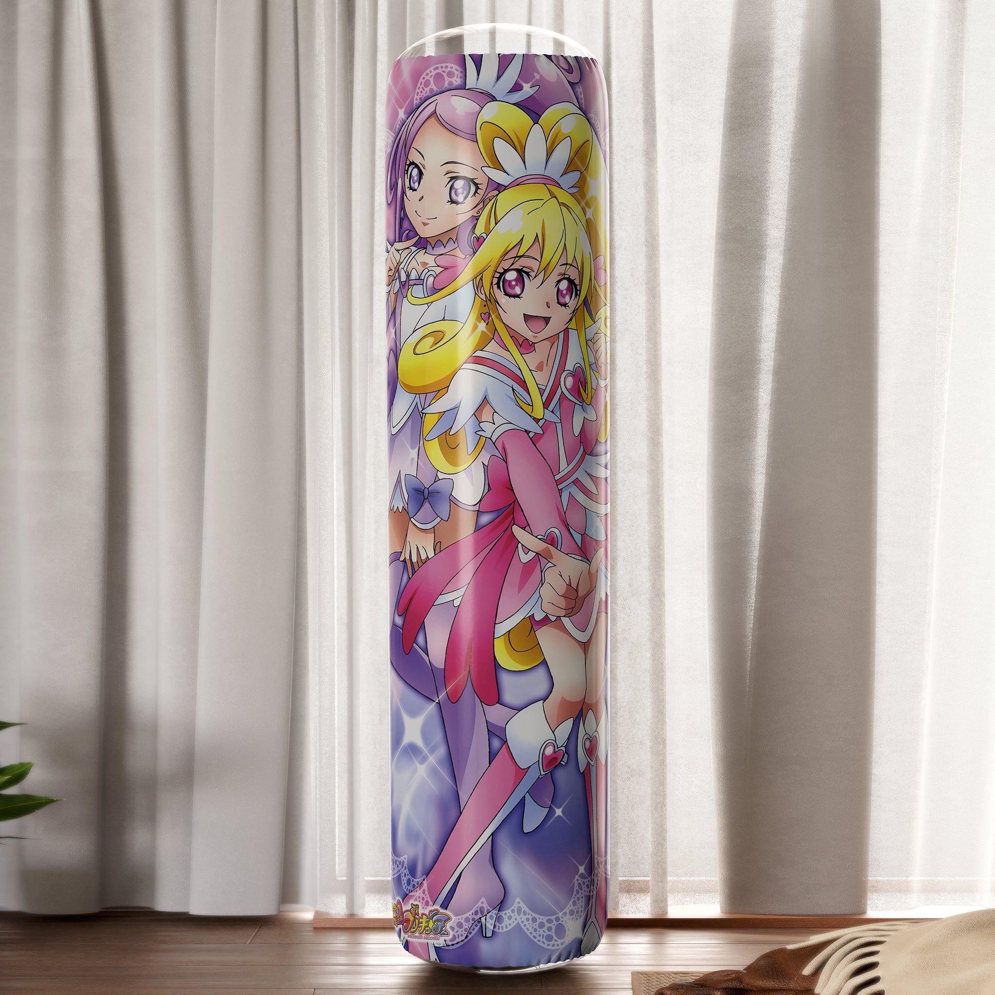 Cure Sword & Cure Heart & Cure Diamond - Anime Inflatable Cylinder Pillow Fan-Art Edition
