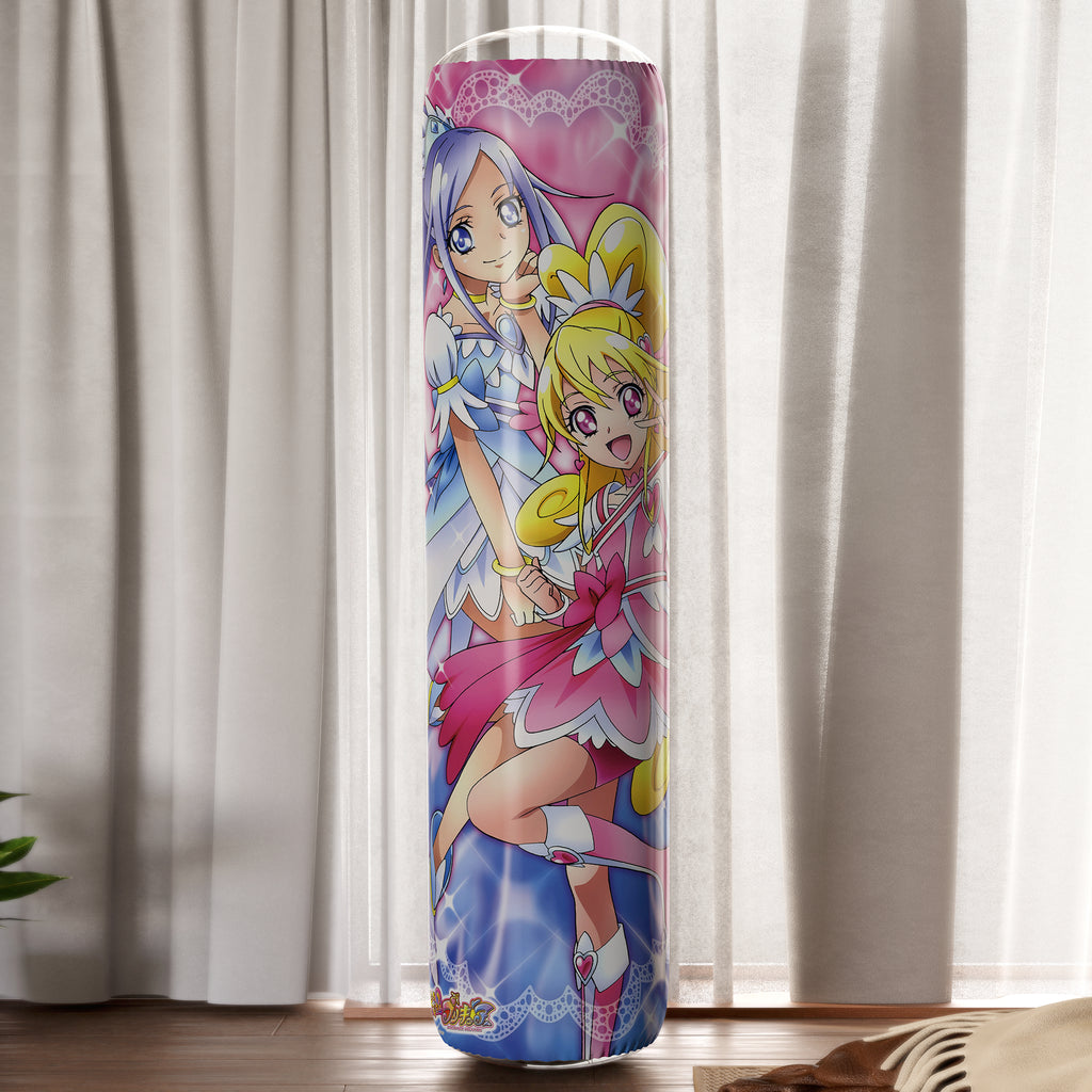 Cure Sword & Cure Heart & Cure Diamond - Anime Inflatable Cylinder Pillow Fan-Art Edition