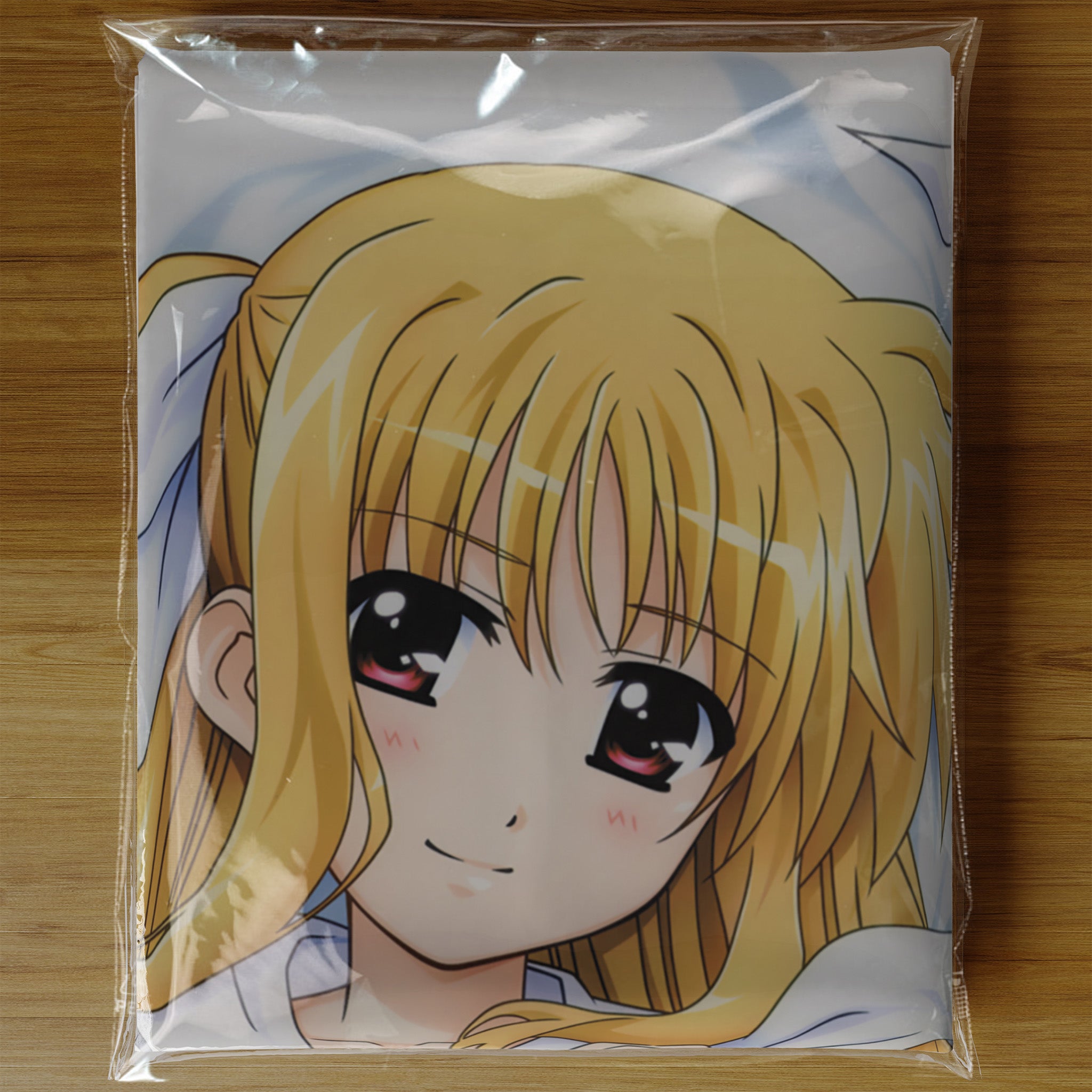 Fate Testarossa (White Sailor & White Bikini Ver.) - Anime Inflatable Cylinder Pillow Fan-Art Edition