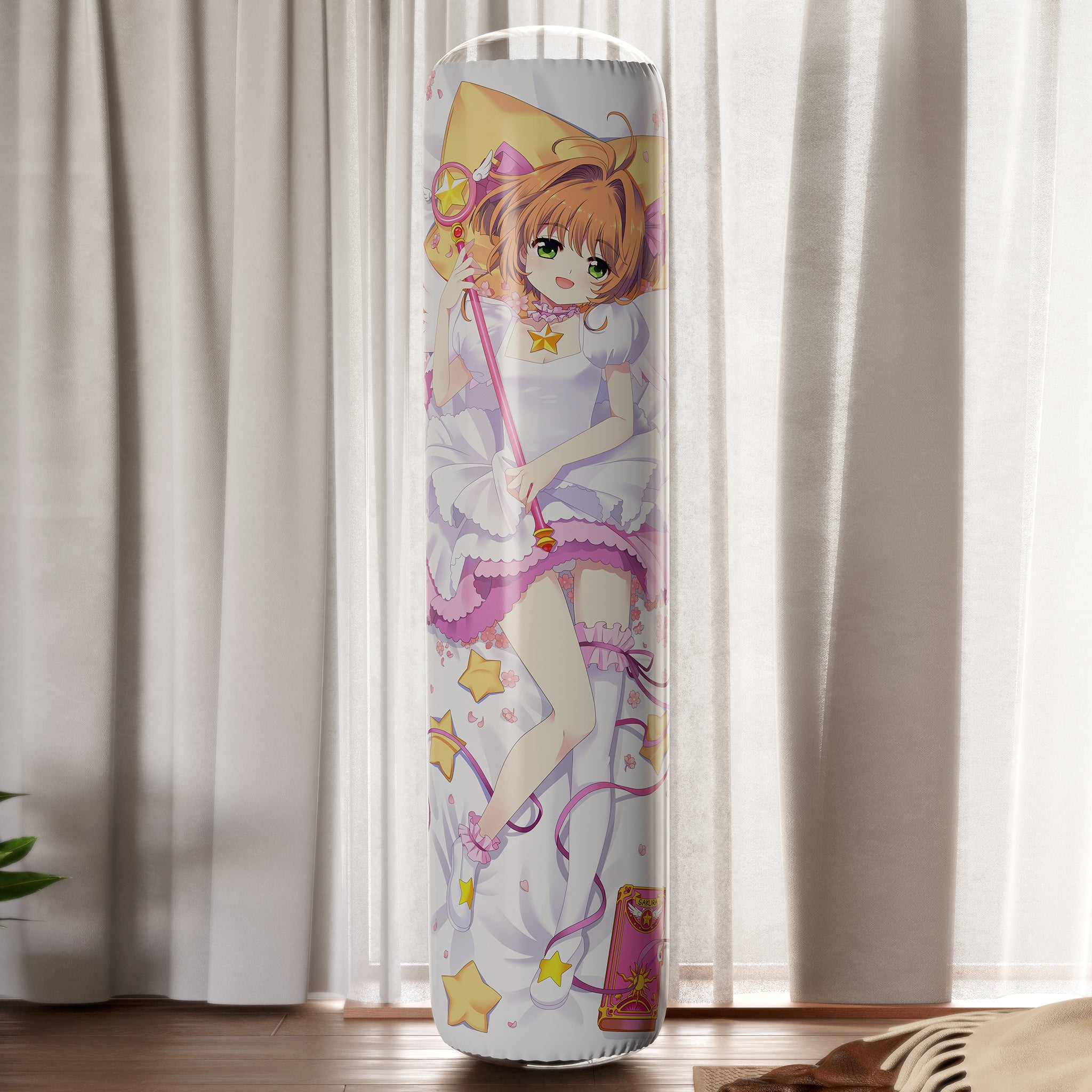Kinomoto Sakura B - Anime Inflatable Cylinder Pillow Fan-Art Edition