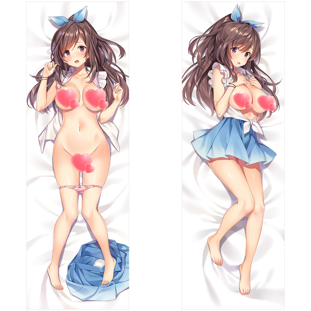 Tsukioka Kogane (Blue Skirt Ver.) - Anime Inflatable Cylinder Pillow Fan-Art Edition