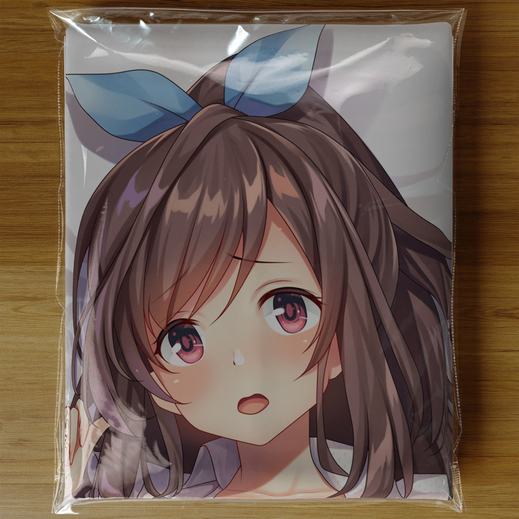 Tsukioka Kogane (Blue Skirt Ver.) - Anime Inflatable Cylinder Pillow Fan-Art Edition