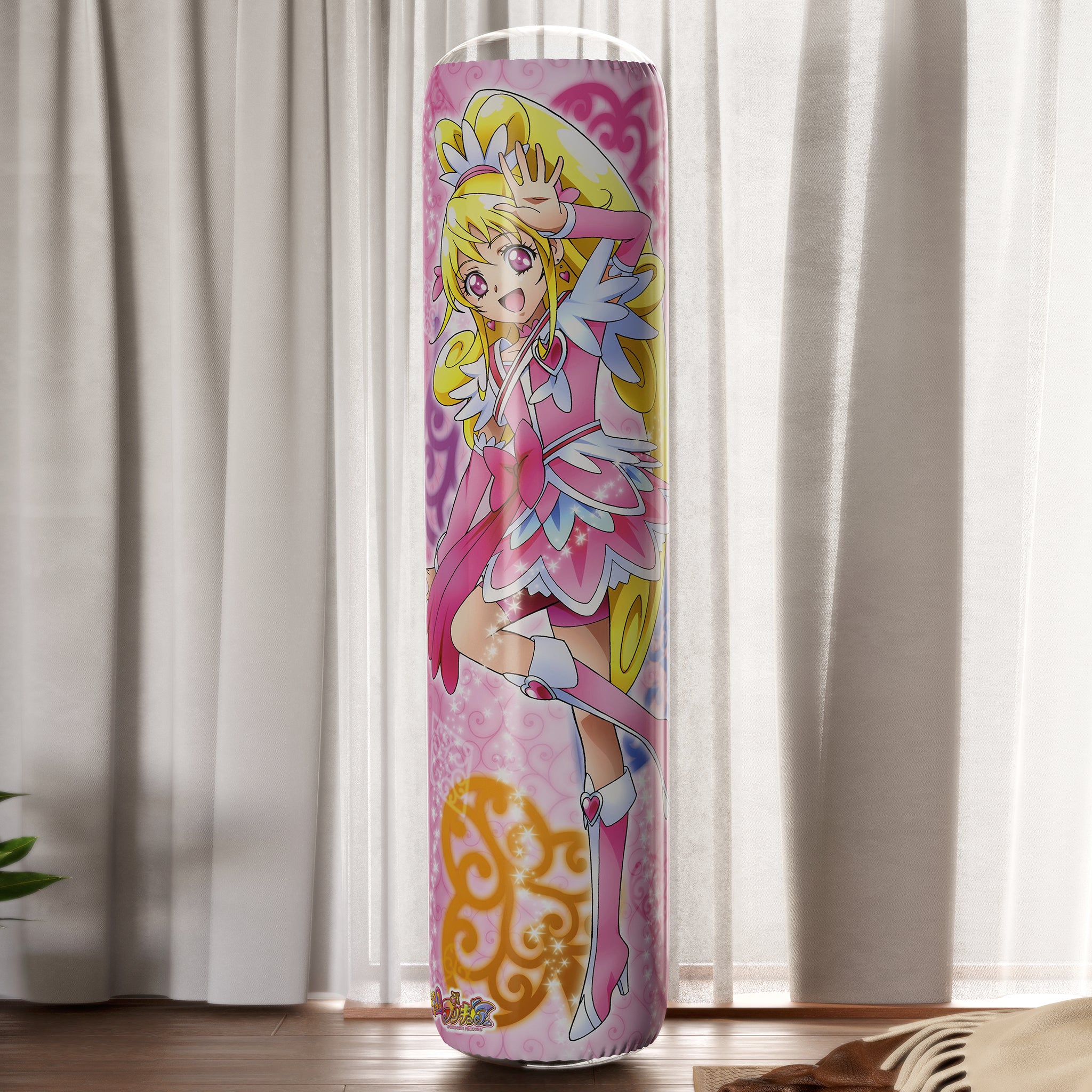 Cure Heart - Anime Inflatable Cylinder Pillow Fan-Art Edition